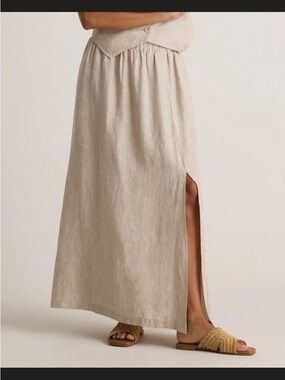 Quince linen skirt